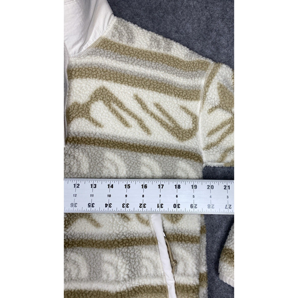 The North Face Sweater Womens Extra Small Ivory Tan Cragmont Fleece Lodge Ski - Picture 2 of 14